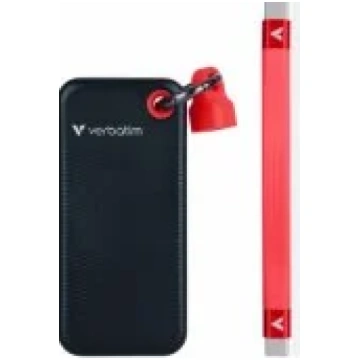 Verbatim Pocket 2TB External Black/ Red SSD disks 