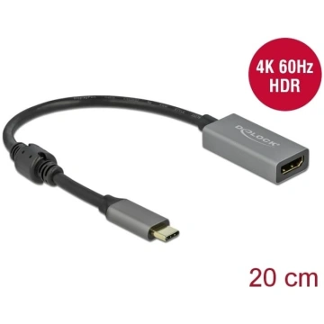 Delock Active USB Type-C™ to HDMI Adapter (DP Alt 