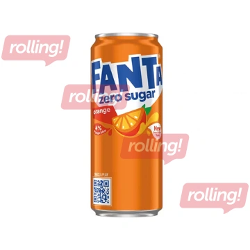Gāzēts dzēriens Fanta Zero, 330ml