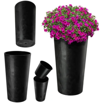 Puķu pods Puķu pods 26 cm pārsegs ar ieliktni zied