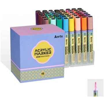 Acrylic Marker Pens ARRTX, 48 Colours LC304110