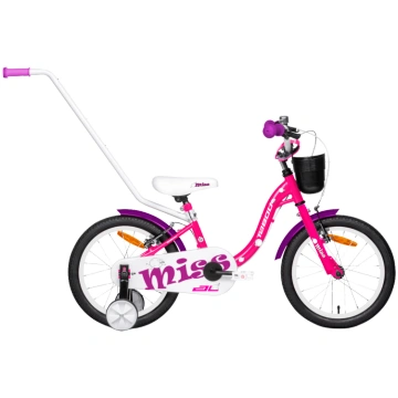 Bērnu velosipēds TABOU Miss AL, 16" rozā-balts