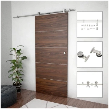 vidaXL Bīdāmo durvju montāžas komplekts, 183 cm, n