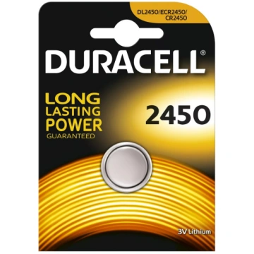 Vienreizējā baterija Duracell CR2450 3V