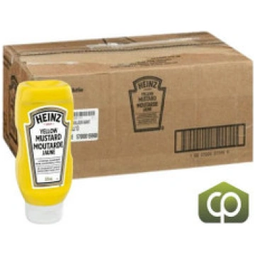 Heinz Mustard Yellow Upside Down Bottle 375 ML (0.