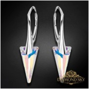 Sudraba auskari "Smaile II (Aurora Borealis)" ar S