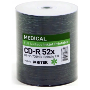 Traxdata CD-R 700MB 52x Printable — 100 gab. (medi