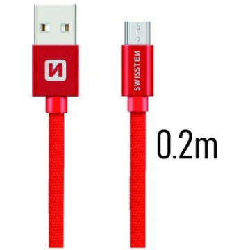 Swissten Textile Quick Charge Universāls Micro USB