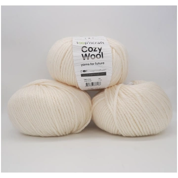 Cozy Wool Panna 100gr - 1 Gomitolo