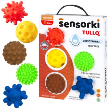Sensorā bumba, formas un krāsas Tullo Sensory Shap