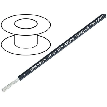 Wire; ÖLFLEX® HEAT 125 SC; 1x10mm2; stranded; Cu; 