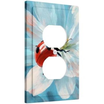 Ladybug Light Switch Cover Plate Spilgts sarkans u