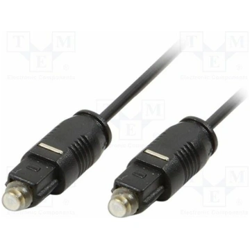 Cable; Toslink plug,both sides; 5m; Øcore: 2.4mm |