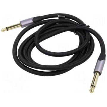 Cable | Jack 3.5mm 3pin plug,Jack 6,3mm 3pin plug 