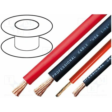 Wire: loudspeaker cable; 1x4mm2; stranded; OFC; re