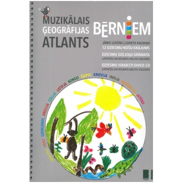 Muzikālais ģeogrāfijas atlants bērniem + 2 CD