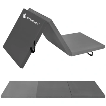 Springos Vingrošanas paklājiņš 180 cm pelēks FA013