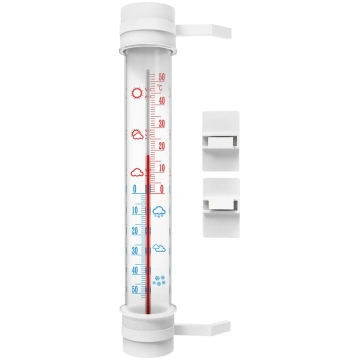 Loga termometrs BIOTERM 020802 plastmasa balts -50
