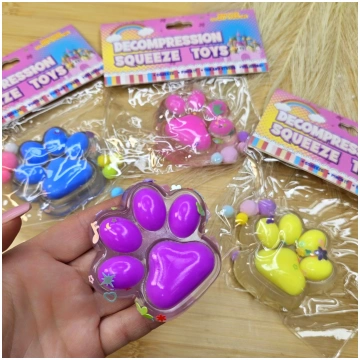 Squishy ķepiņas Taba antistresa rotaļlieta 6 cm 37