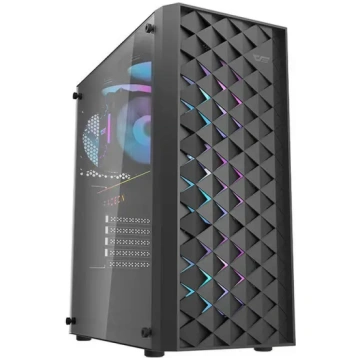 Darkflash DK351 computer case + 4 fans (black) | D