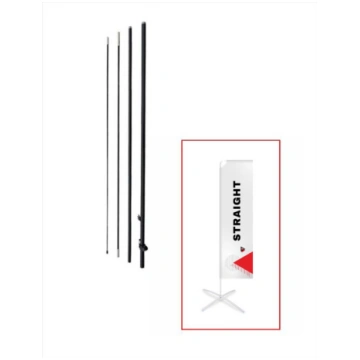 Pludmales karogu masts-STRAIGHT l