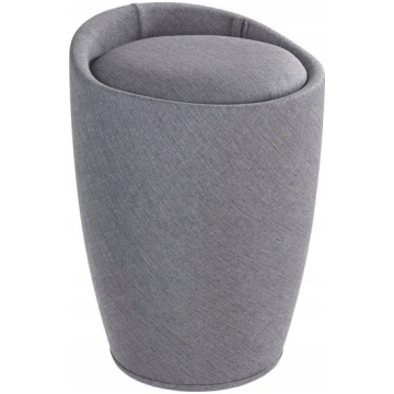 Grozs Veļas Wenko Pufs Candy Grey - Grozs Veļas, 2