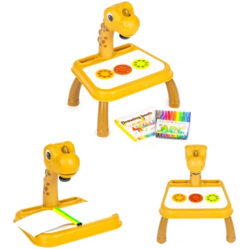 Multistore zīmēšanas tāfele-projektors ar dinozaur