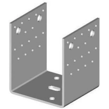 Enkurēšanas elements ar caurumiem 12-62/140x120 ZB