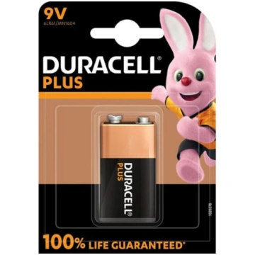 Baterija Duracell 9V Power Plus 5000394142190