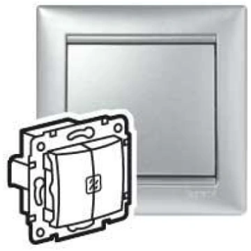 Valena alum Slēdzis 1+1 ar sp. LEGRAND EB184680374