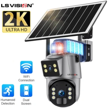 LS VISION LS Vision LS-4GS22 WiFi Dual Lens Solar 