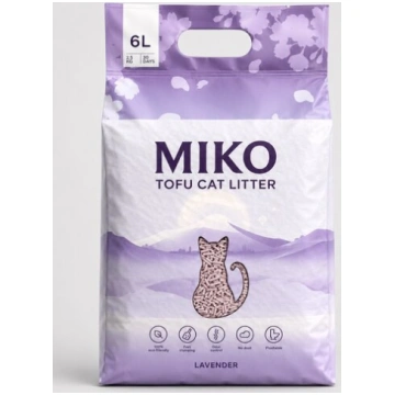 Salīpoši tofu pakaiši kaķiem MIKO ar lavandas arom