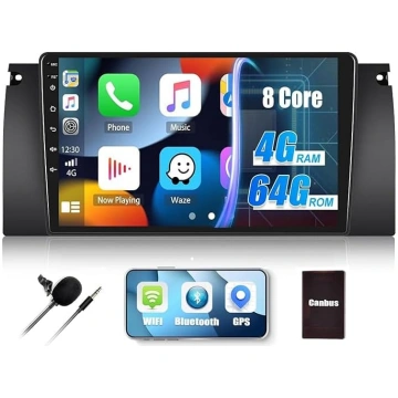 [8 Core 4G + 64G] Android 13 auto radio BMW 5 E39 