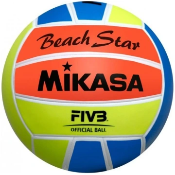 MIKASA Beach Star VXS-BST-RYB Volejbola bumba