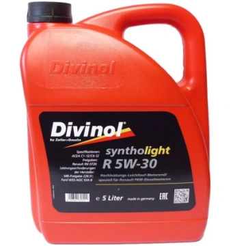 Syntholight R 5W-30 5L Motoreļļas un šķidrumi DIVI