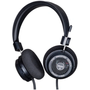 Grado SR 60x Headphone, Wired, Dynamic Open-Back