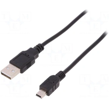 Cable | USB 2.0 | USB A plug,USB B mini plug | nic