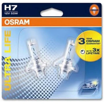 OSRAM Autolampa H7 60/55W Ultra Life 1gab