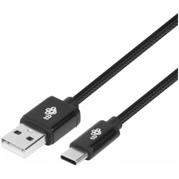 USB - USB C 3 m. cable tape black