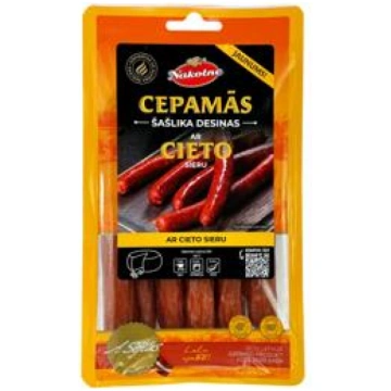 Cepamās šašlika desiņas ar cieto sieru NĀKOTNE 300