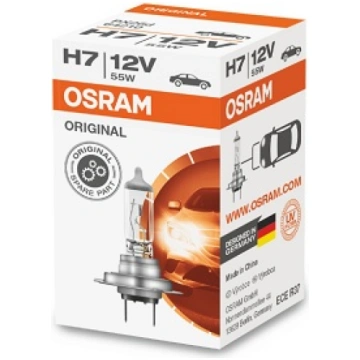 Kvēlspuldze H7 12V OSRAM Original 55W PX26d FS1