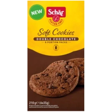 Dr. Schar Soft cookie double chocolate 6x35g