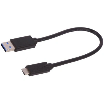 Cable; USB 3.0; USB A plug,USB C plug; 0.25m | QOL