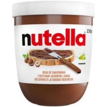 Šokolādes krēms NUTELLA ar riekstiem 230g