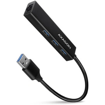AXAGON Hub HMA-GL3A 3x USB-A + GLAN, USB3.2 Gen 1,