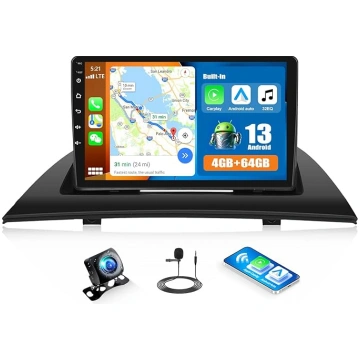 CAMECHO 4G+64G Android 13 Autoradio mit Navi für B