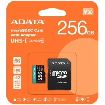 ADATA Premier Pro 256 GB MicroSDXC UHS-I Class 10