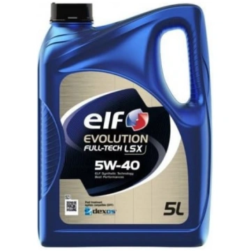 Motoreļļa ELF EVOLUTION FULL-TECH LSX 5W40 5L. 5w-