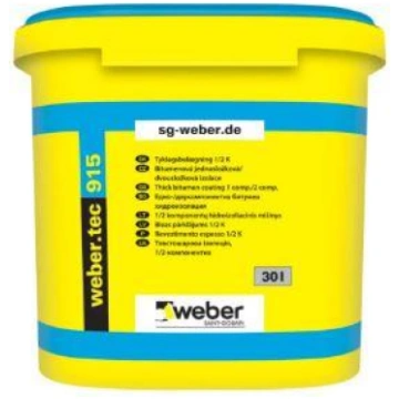 Weber Tec 915 Bituma hidroizolācija - līmjava (mas