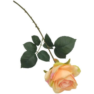 Mākslīgie ziedi, roze Domoletti, oranža krās., 51 